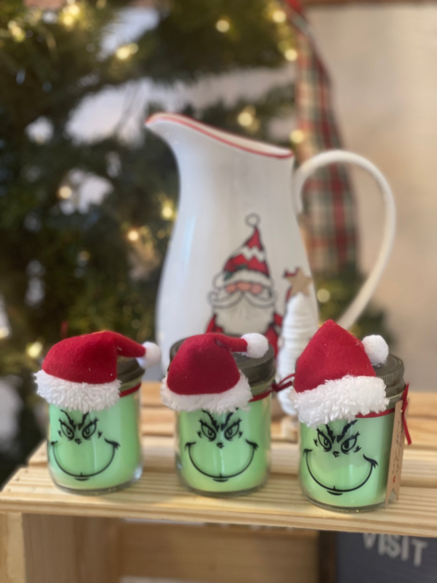 Grinch Candle