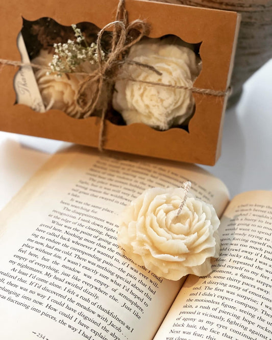 Peony Candle Box