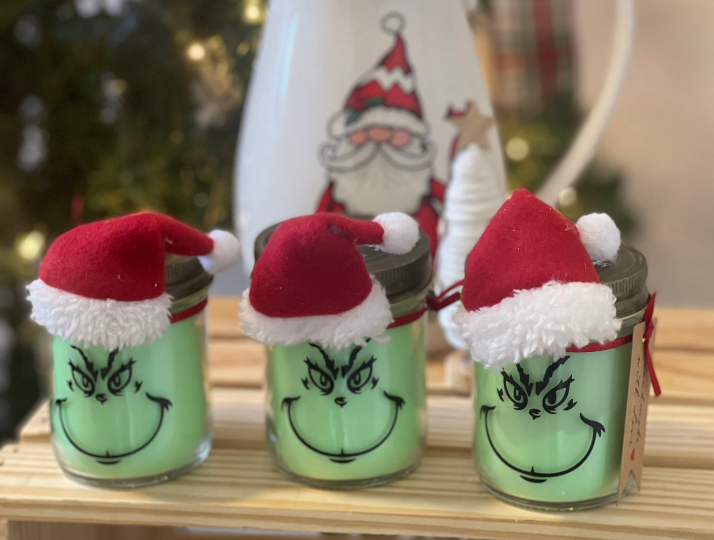 Grinch Candle