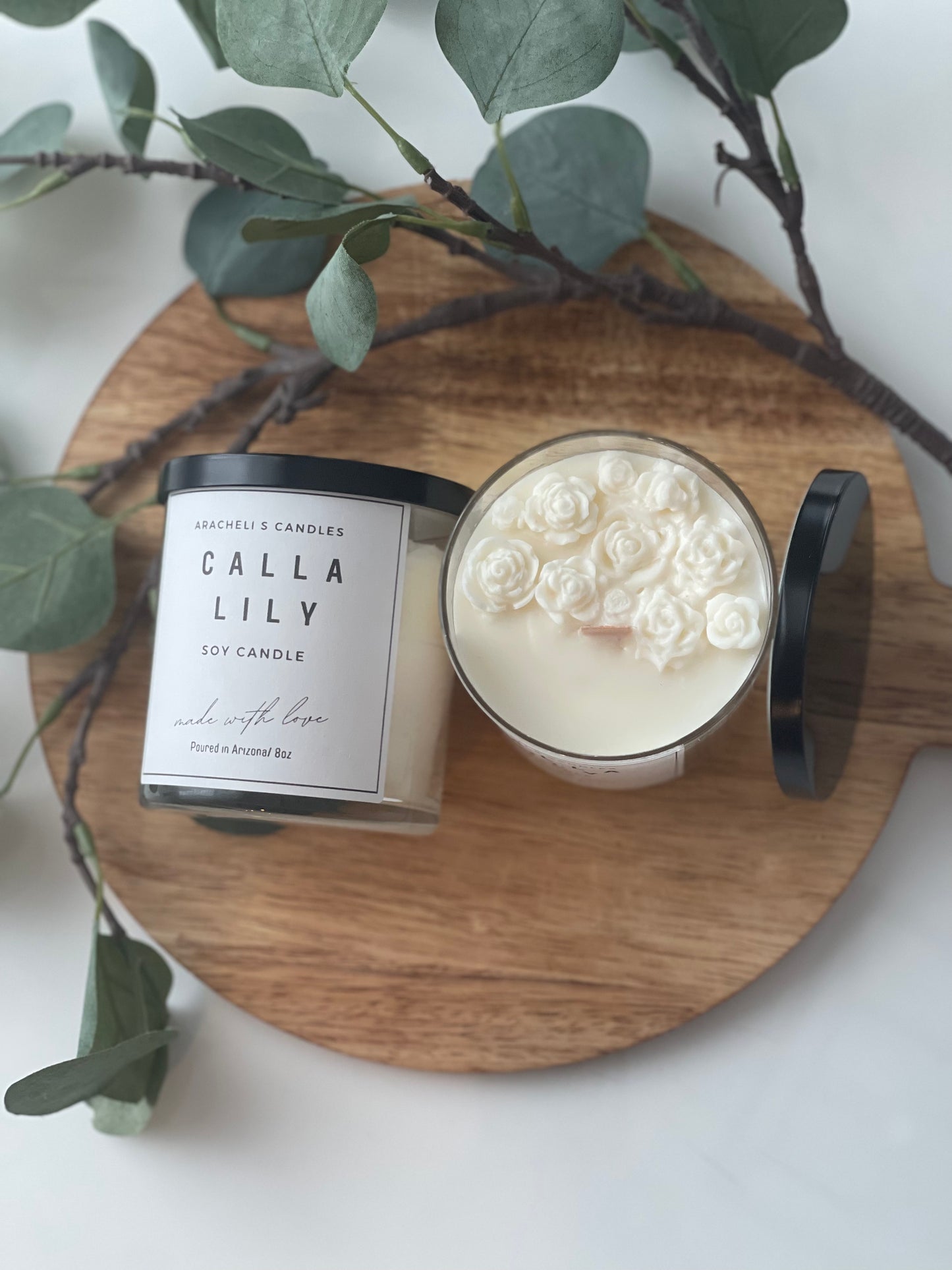 Calla Lily Jar Candle