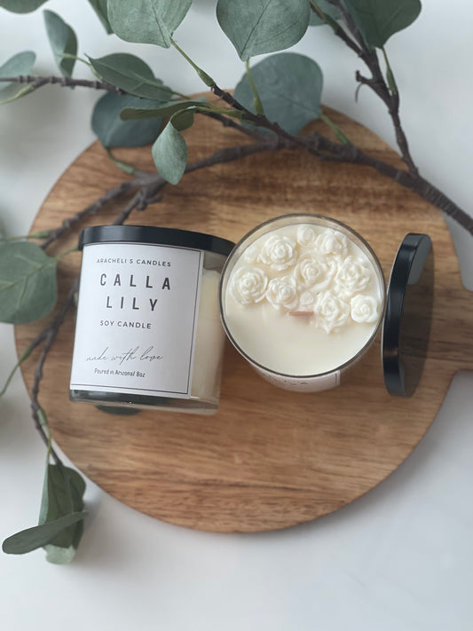 Calla Lily Jar Candle