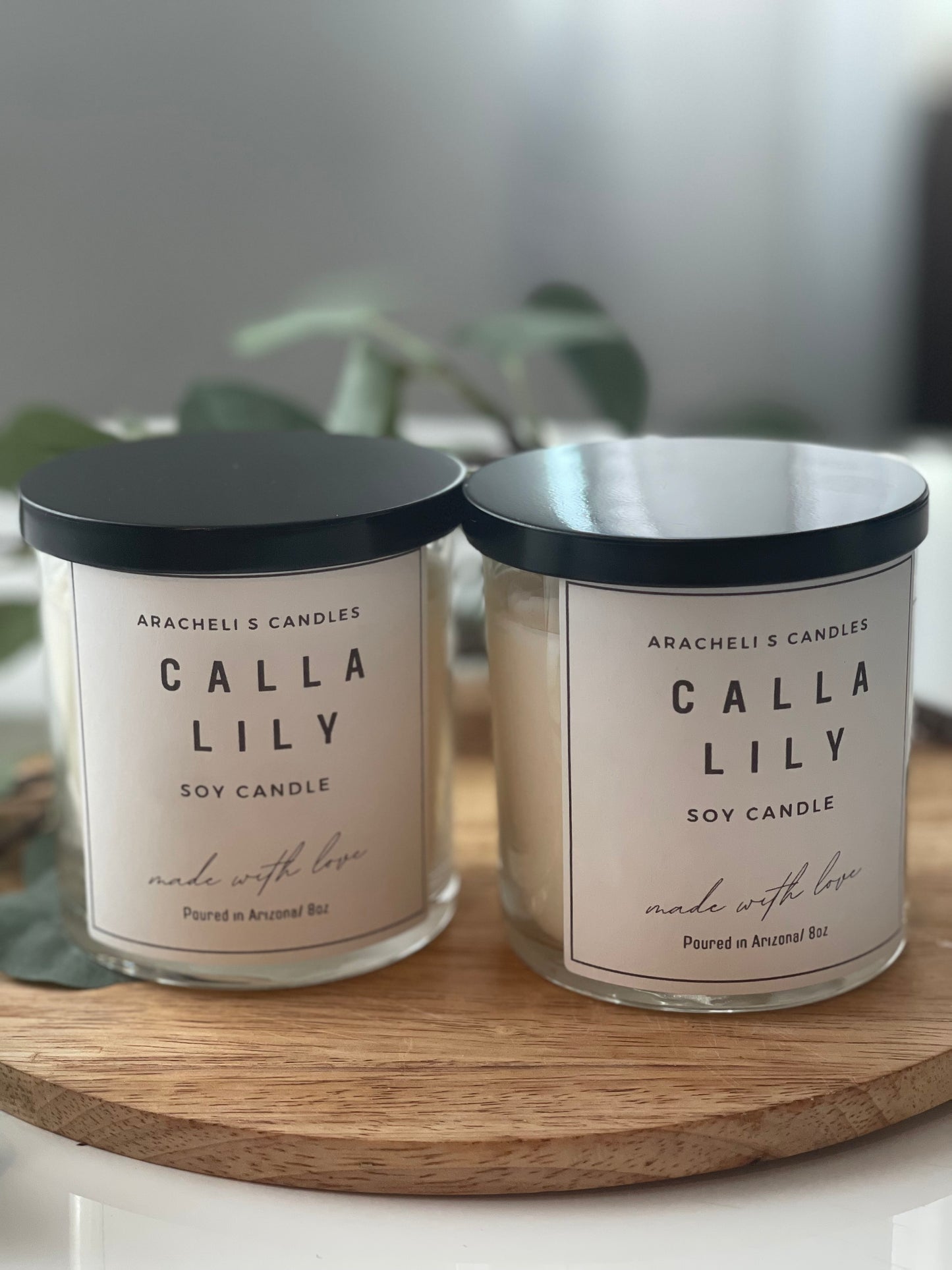 Calla Lily Jar Candle