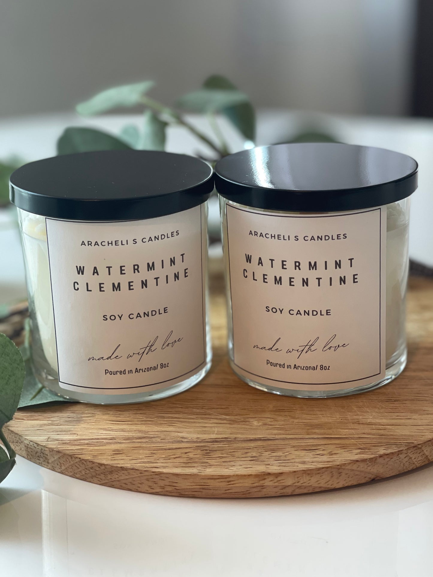 Watermint & Clementine Jar Candle