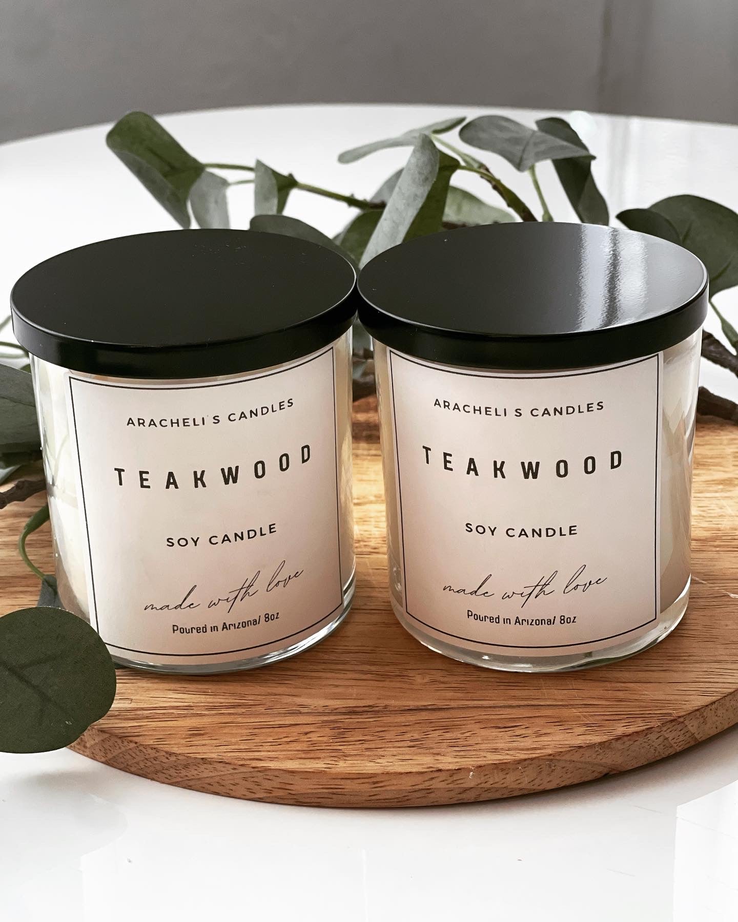 Teakwood Jar Candle