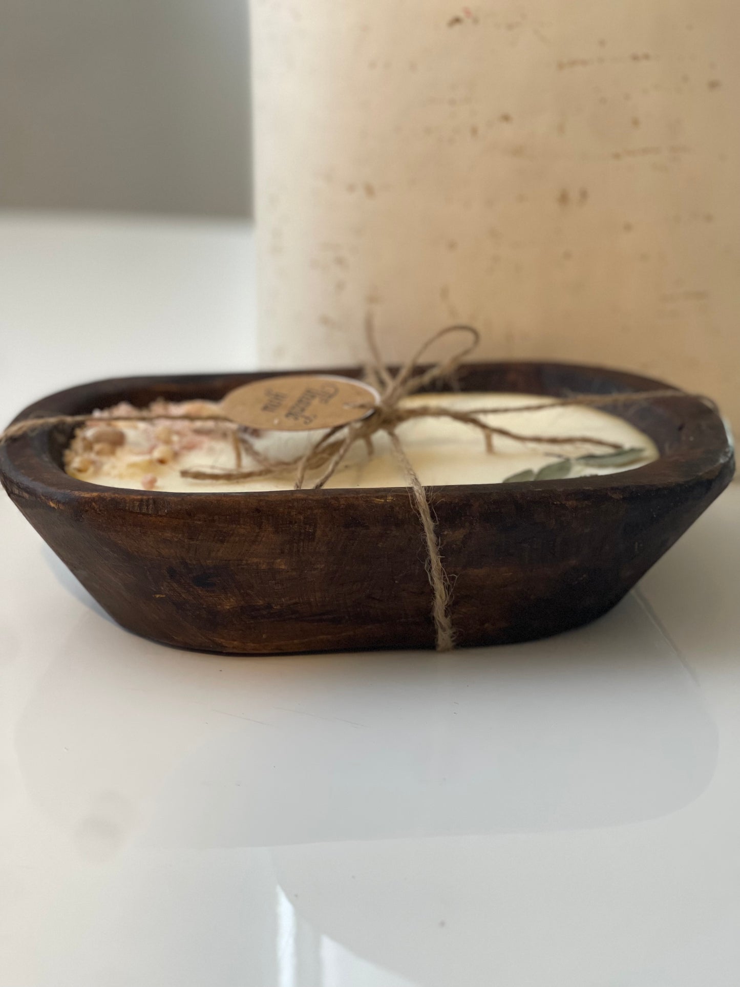 High Tide Wood Bowl Candle